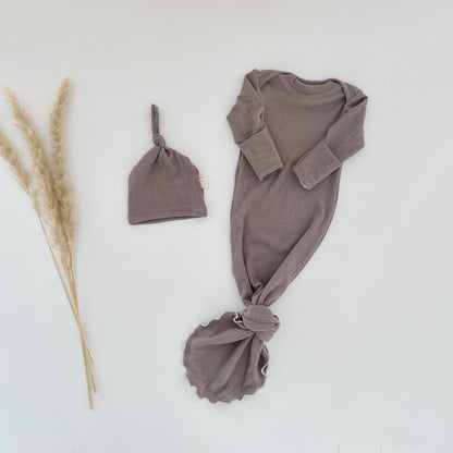 handmade knot baby gowns