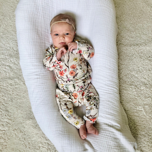 newborn floral coming home outfit
