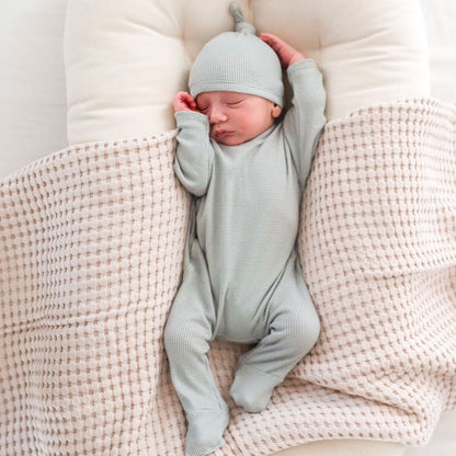 infant baby boy footie sleeper