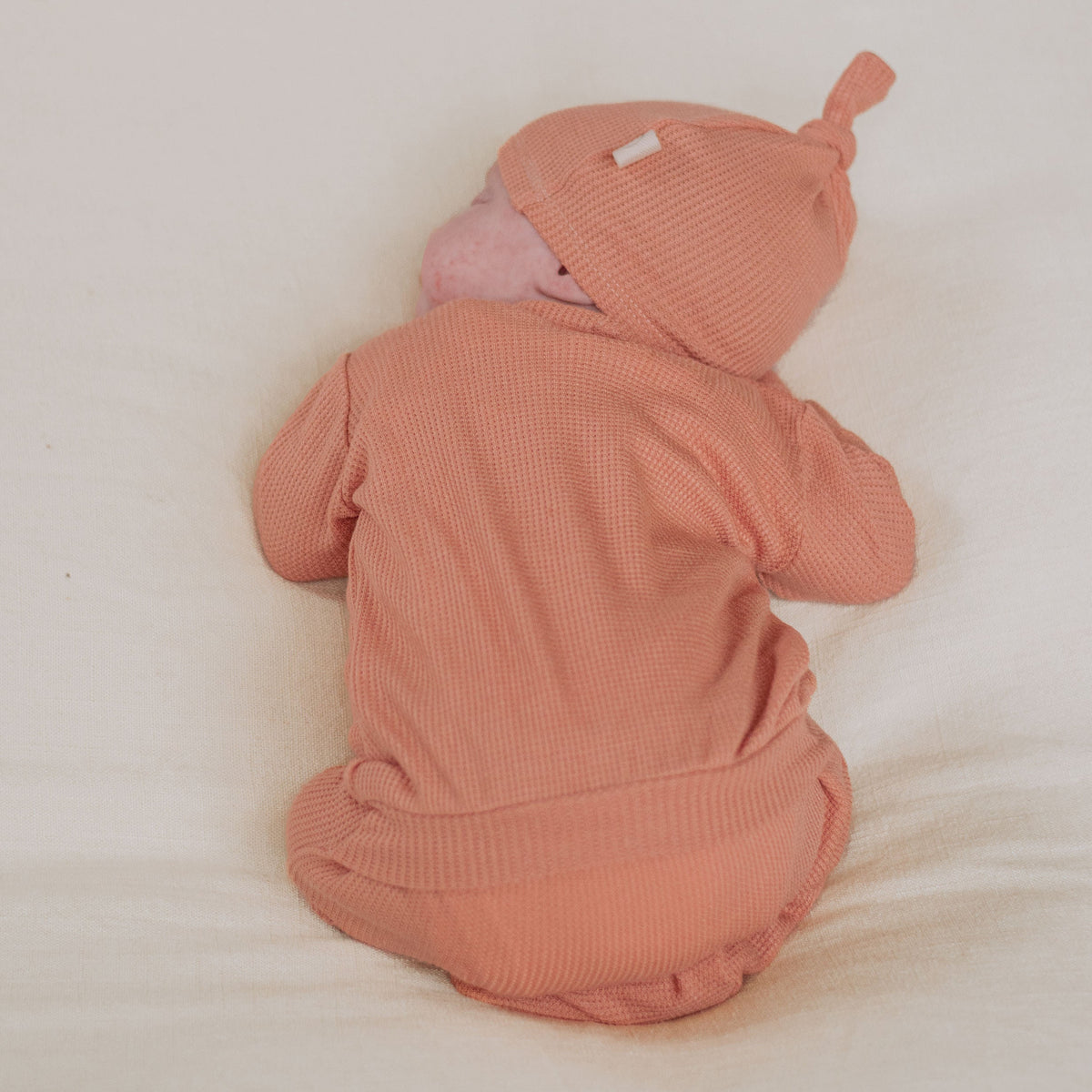 baby girl back flap footie romper 