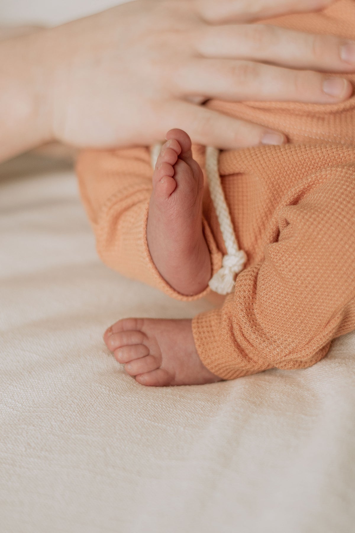 thermal knit baby girl leggings